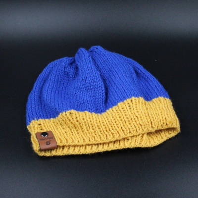 hat-unisex-basic-beanie-medium-acrylic-wool-nylon-royal-blue-sunflower-1