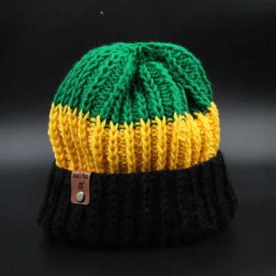 hat-unisex-raindrops-custom-hat-jamaica-small-acrylic-black-sunflower-kelly-green-2