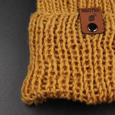 hat-unisex-ribbed-knit-beanie-wool-gold-2