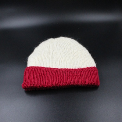 hat-unisex-ribbed-knit-beanie-wool-rich-red-white-2